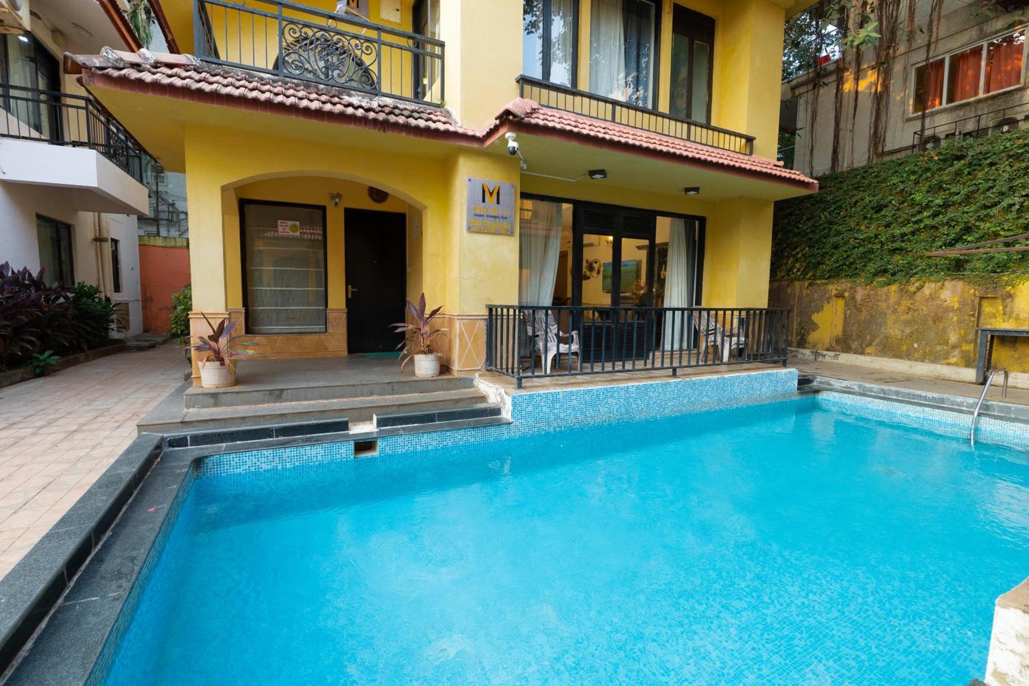 Villa M - Lagoon 4 Calangute 3Bhk Pool Facing, Breakfast Included Олд Гоа Екстериор снимка