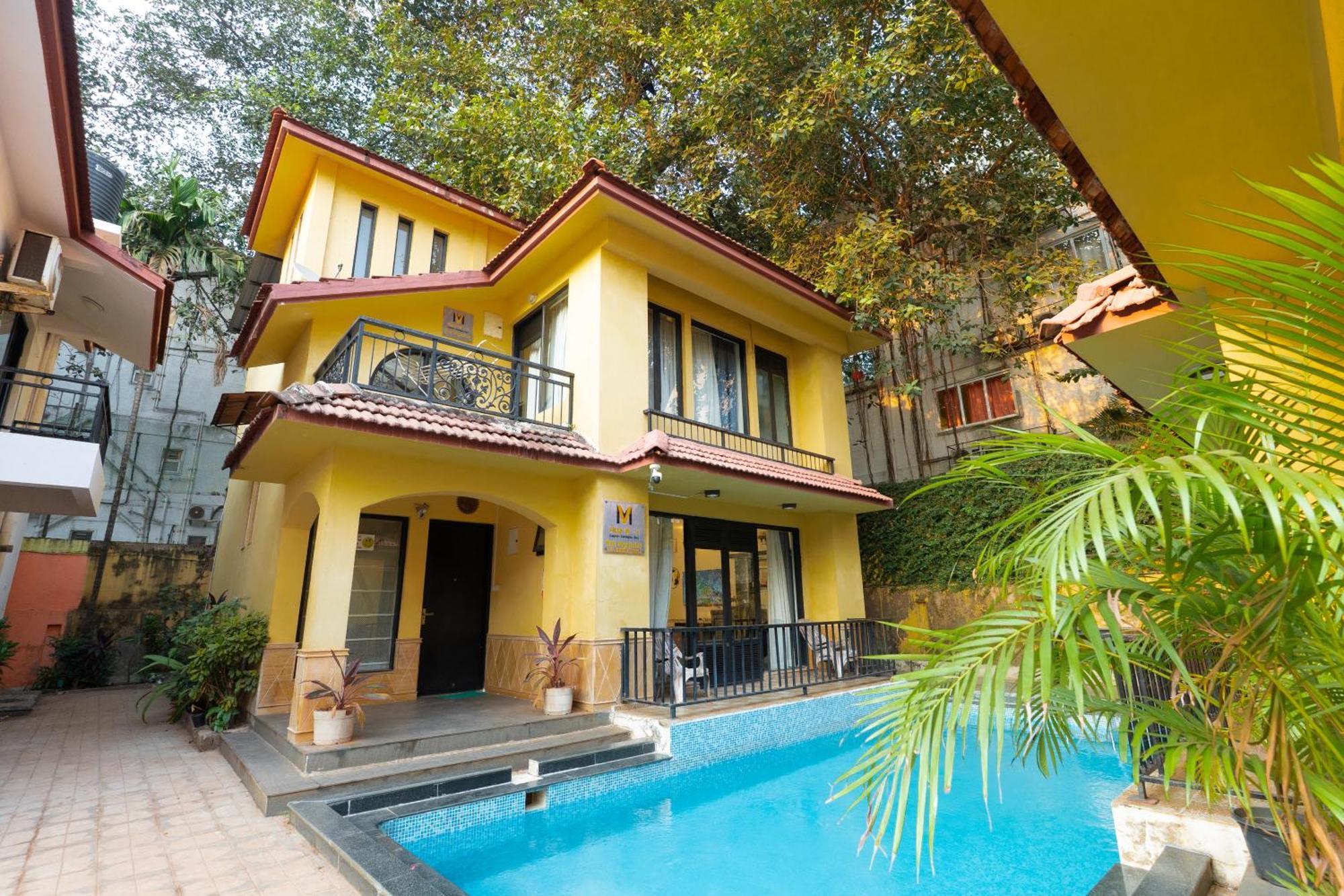 Villa M - Lagoon 4 Calangute 3Bhk Pool Facing, Breakfast Included Олд Гоа Екстериор снимка
