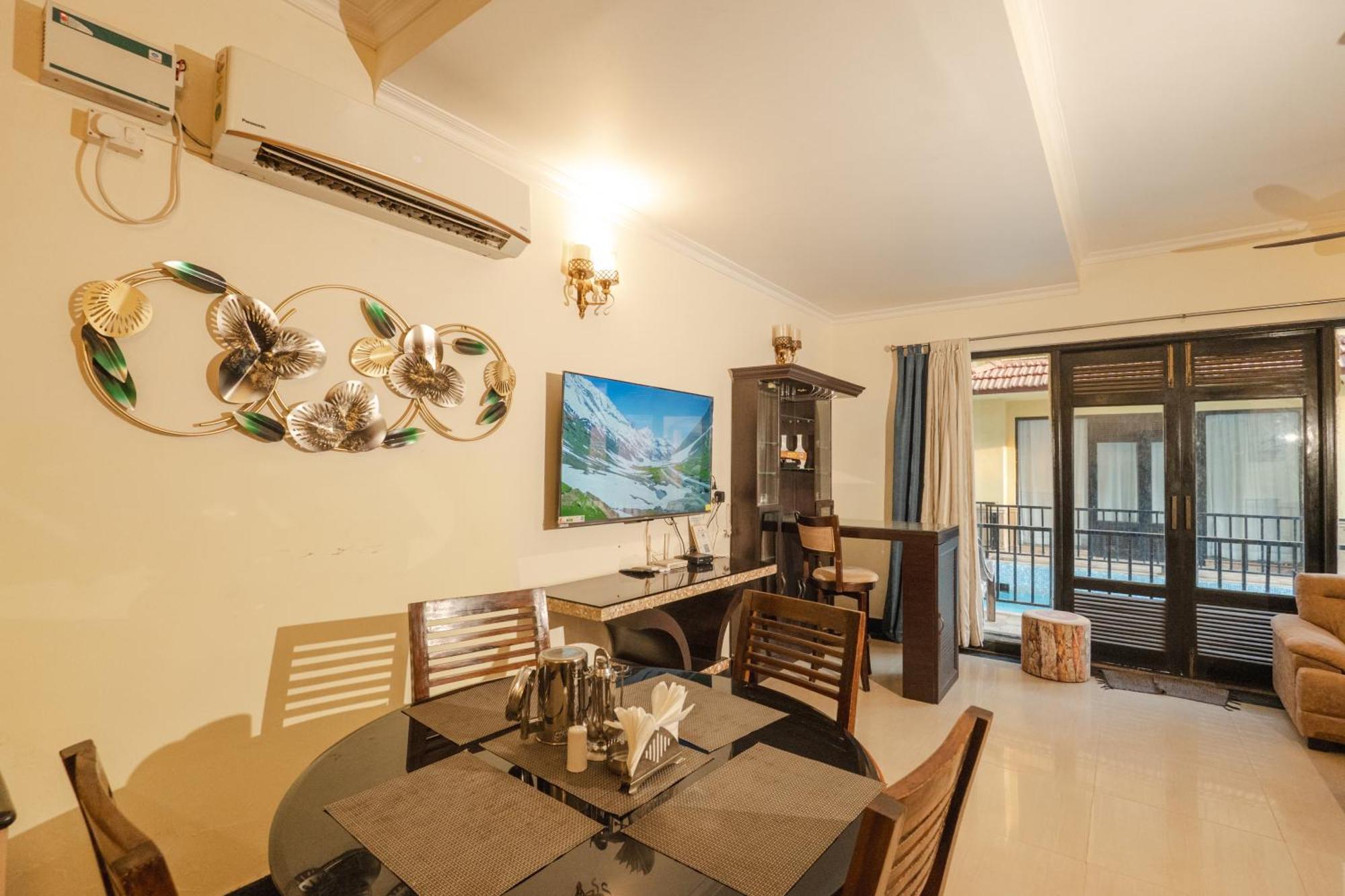 Villa M - Lagoon 4 Calangute 3Bhk Pool Facing, Breakfast Included Олд Гоа Екстериор снимка